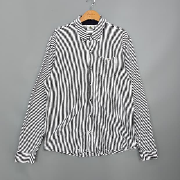 남성 라코스테 LACOSTE 스트라이프 셔츠 105