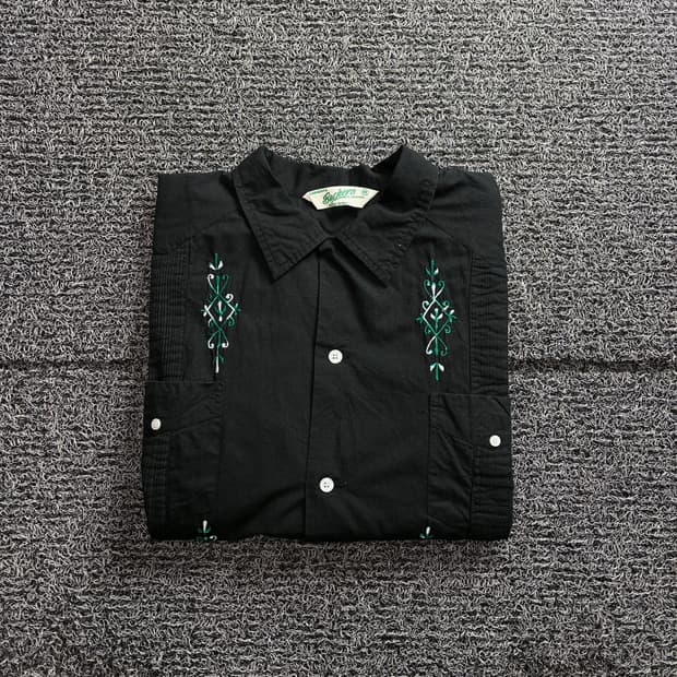 BACKERS USA 오리지날 구아야베라 반팔 셔츠 3432