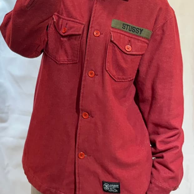 스투시 20주년 서플러스 인슐레이티드 셔츠 자켓