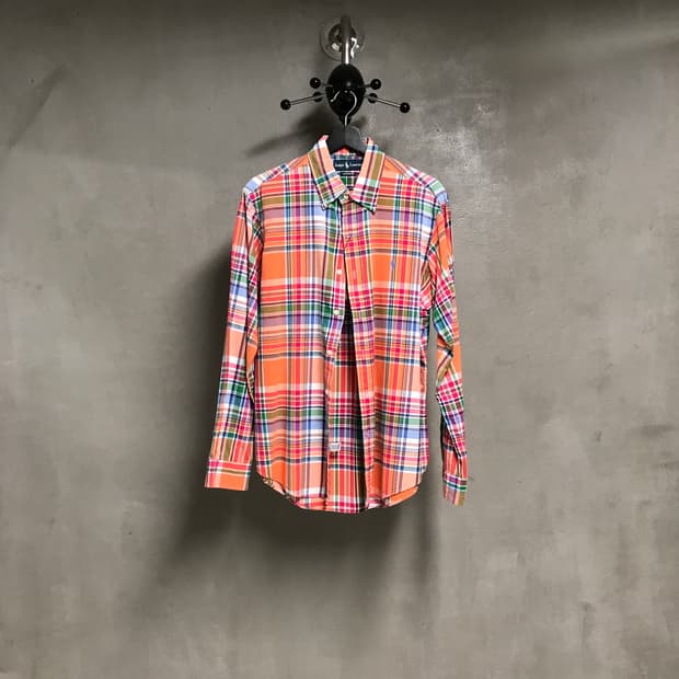 폴로 랄프로렌 체크 셔츠 M