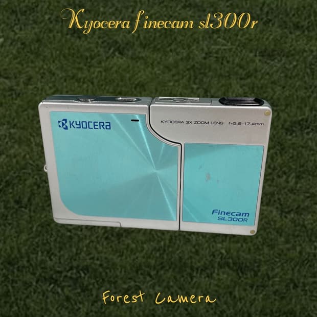 (셀카/희귀) 교세라 finecam sl300r 디지털카메라