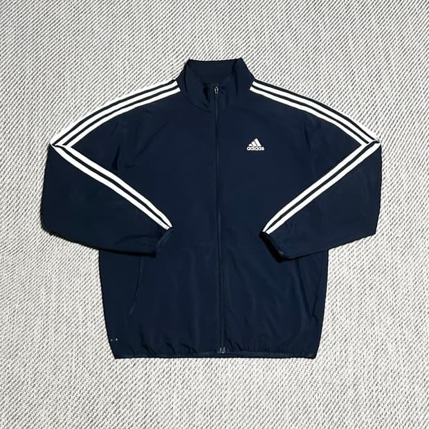 [L] adidas 아디다스 신형 네이비 우븐 트랙 바람막이 자켓