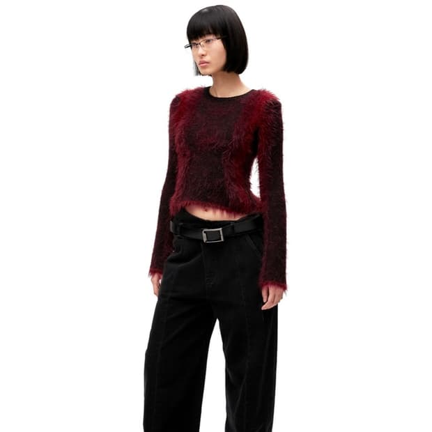 LOADINGROOM FRIZZY ALPACA SWEATER 0 size