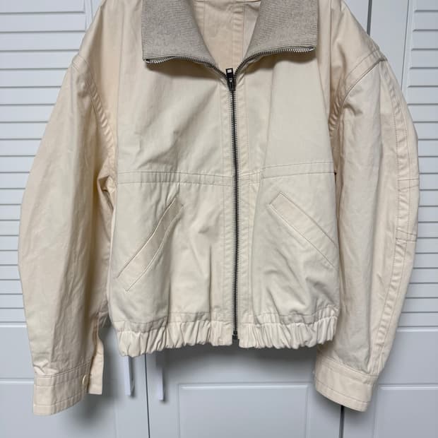 르메르 하이넥 레이어드 집업 자켓