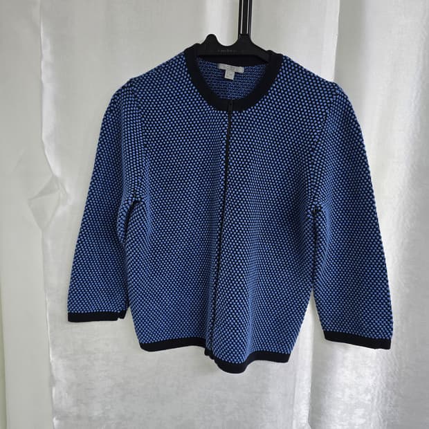 COS 코스 블루 니트 가디건 (1751)