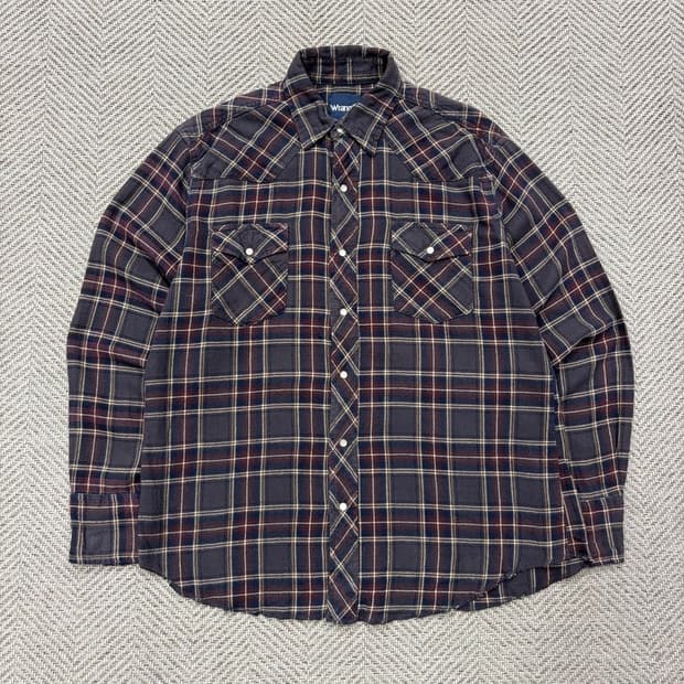 랭글러 웨스턴 체크셔츠 v2483