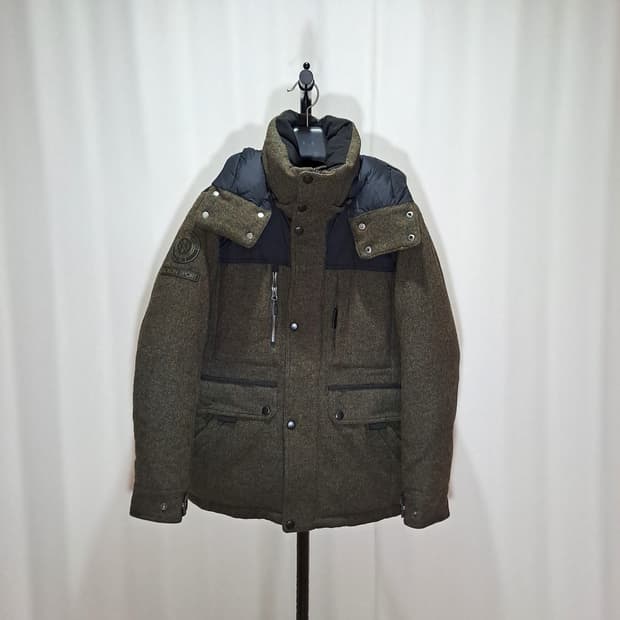 (택포) 코오롱 울100% 구스 자켓 100 B117