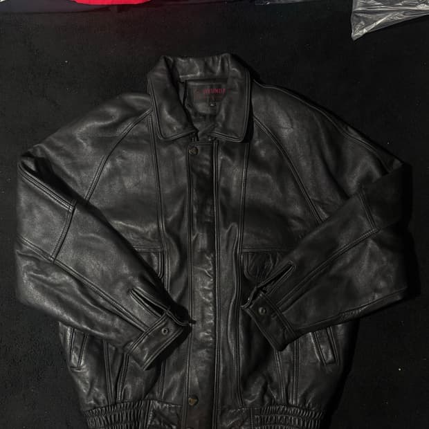 한국 빈티지 가죽자켓