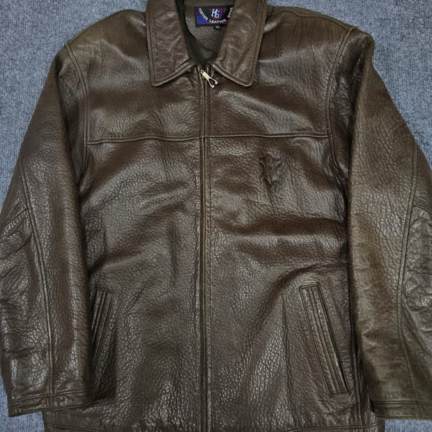 몬테스 레더 90년대 램스킨 양가죽 자켓 급처