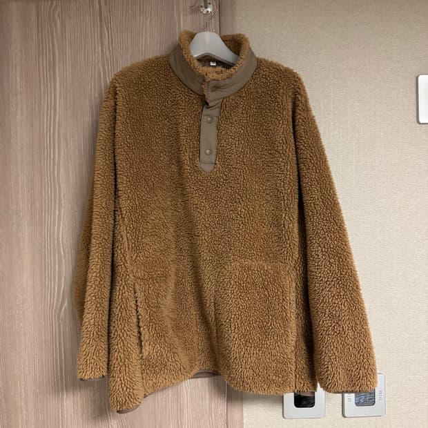 [Uniqlo]유니클로x화이트마운티니어링 풀오버 브라운(xl)