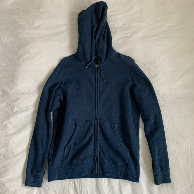 UNIQLO 딥블루 후드집업