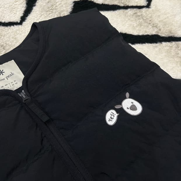 [XL]스노우피크 경량 패딩 조끼/블랙