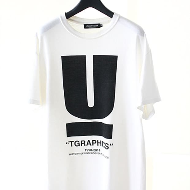Undercover 언더커버 Tgraphics U로고 반팔 티셔츠
