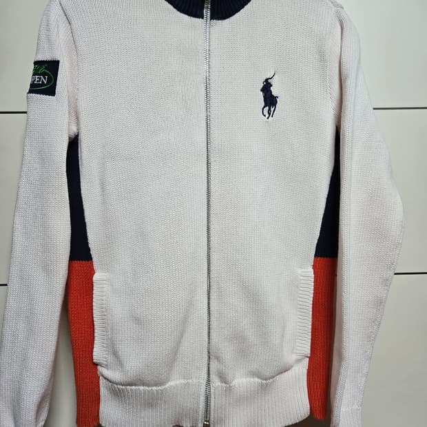 폴로 랄프로렌 여성 빅포니 니트 집업