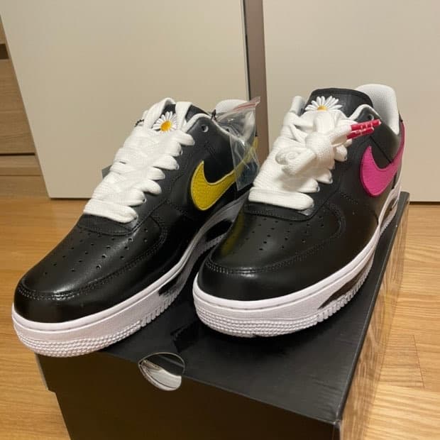 나이키 피스마이너스원 에어포스 1 로우 블랙 265 새상품