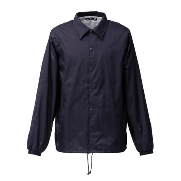 CDG 로고 코치자켓 네이비 L
