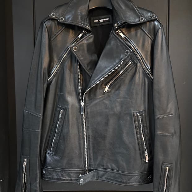 칼라거펠트 리얼레더 라이더쟈켓