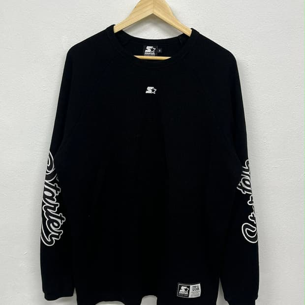 [XL] 스타터 블랙라벨 와플 니트 롱슬리브