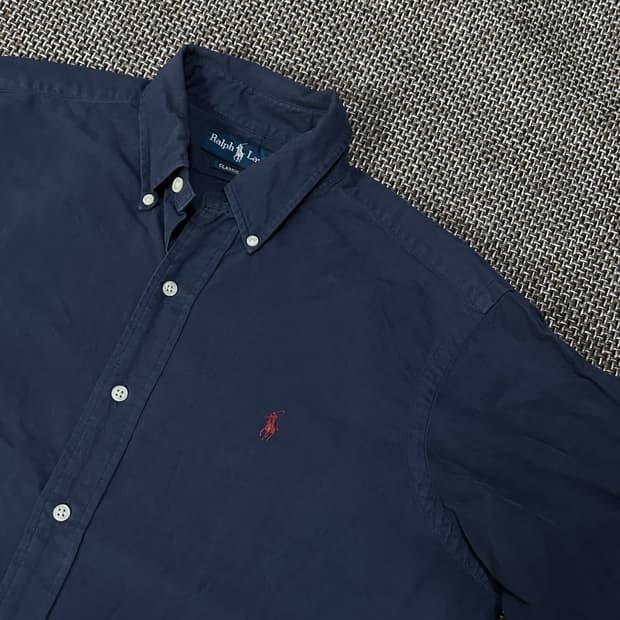 폴로 랄프로렌 버건디 포니 셔츠