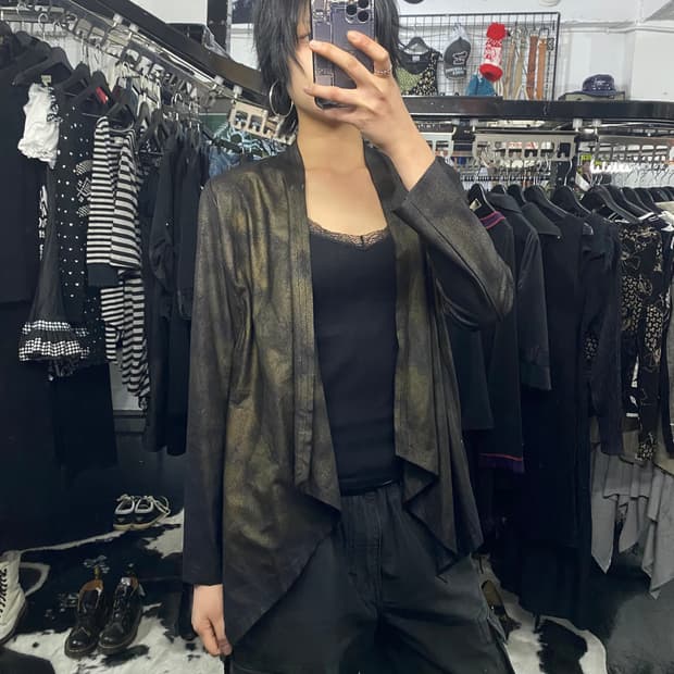 Crowd 드레이프 자켓