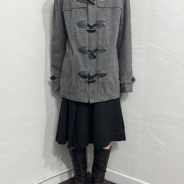 edwin hood duffle wool jacket