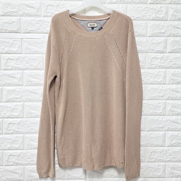 택포) 타미힐피거 베이지 니트 M