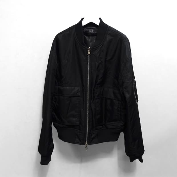 REVERSIBLE LEATHER MA-1 리버시블 레더 항공 점퍼