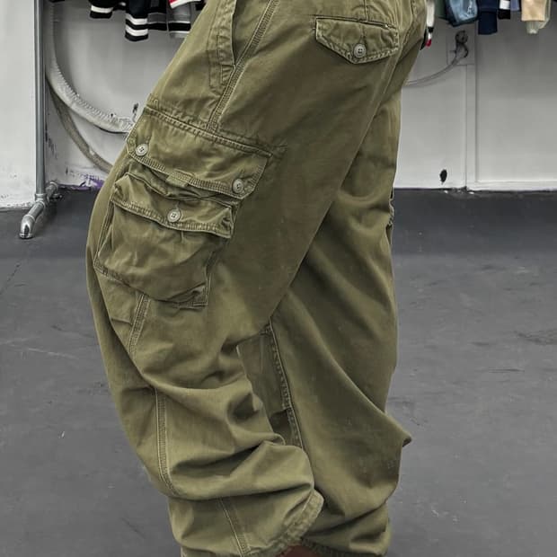 VTG 그런지 카키 카고팬츠