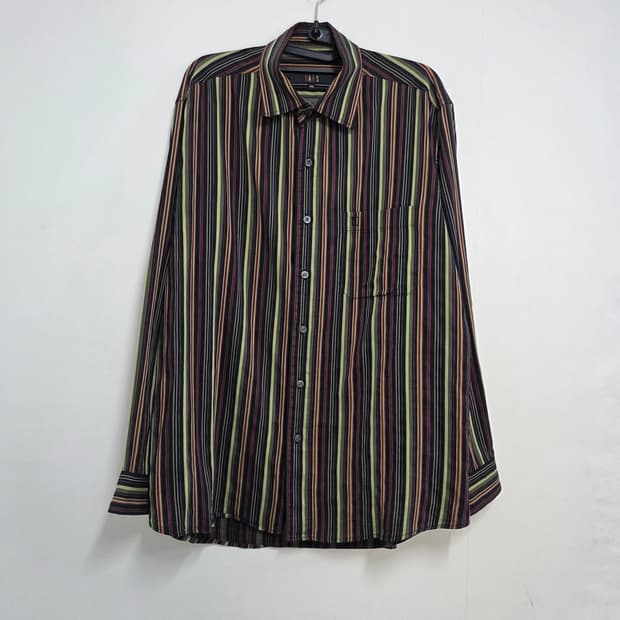 105 닥스 스트라이프 긴팔 셔츠