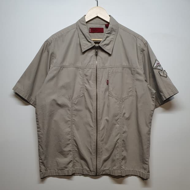 리바이스 반팔 집업 셔츠
