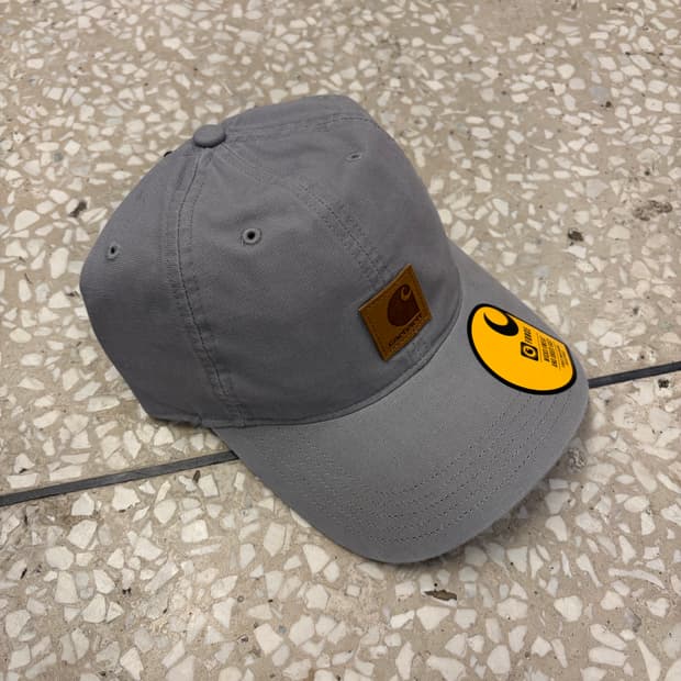 Carhartt Grey Logo Patch Cap
