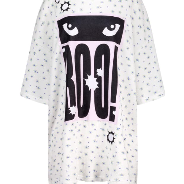 cat’s eyes flower waffle top 판매합니다