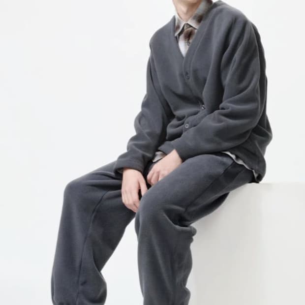 유니클로 x 니들스 콜라보 다크그레이 가디건 S