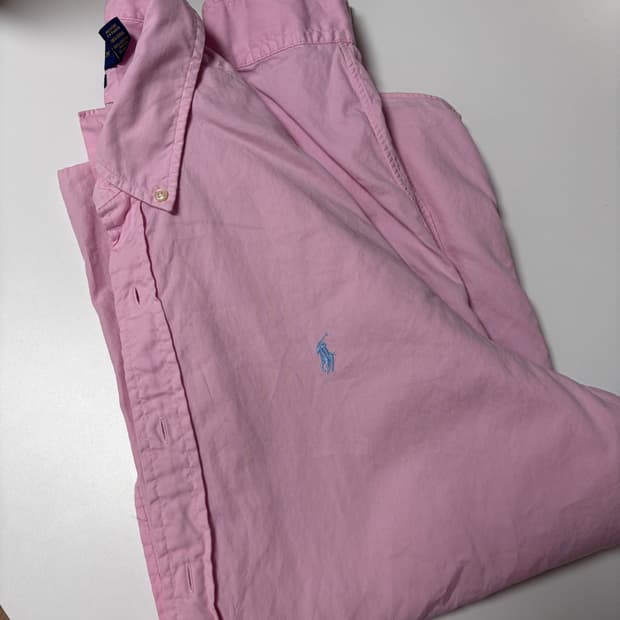 Polo 폴로 랄프로렌 베이비 핑크 신형 셔츠 L