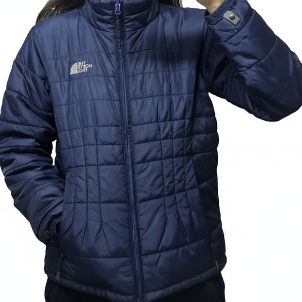 노스페이스 경량 패딩 네이비