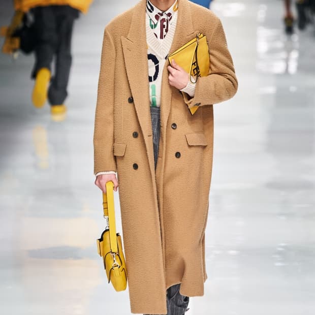 [박지훈님 착용] 펜디 더블 브레스티드 코트