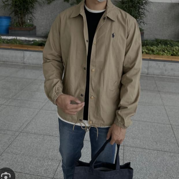 폴로 랄프로렌 코치 자켓 베이지 M 폴로자켓