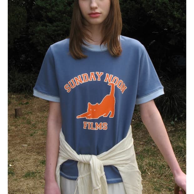 시눈 sinoon sundaynoon cat t-shirts