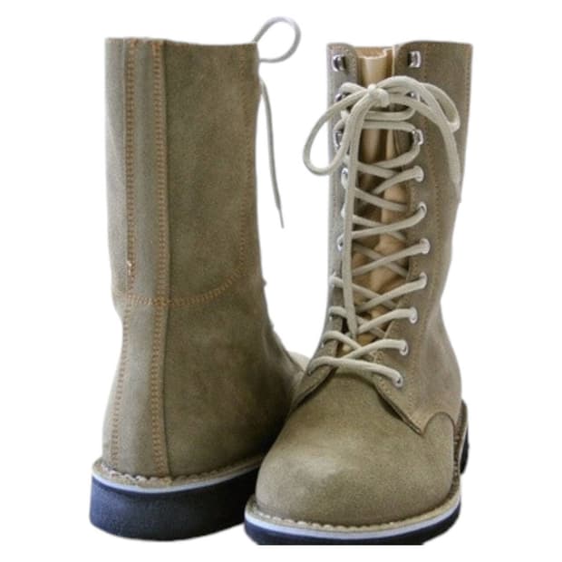 빈티지 이탈리아군 스웨이드 부츠