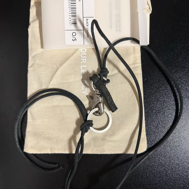 아워레가시 라돈 레더 키체인 목걸이