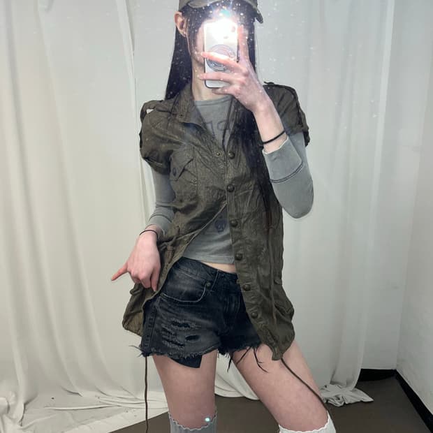  00‘s 브라운 글리터 원피스