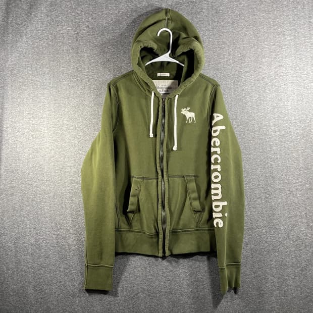아베크롬비 앤 피치 Y2K 빈티지 머슬핏 후드 집업