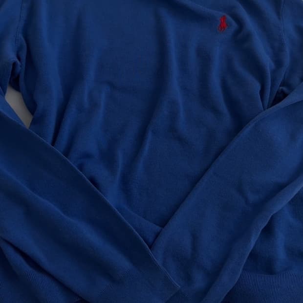 폴로 브이넥 니트