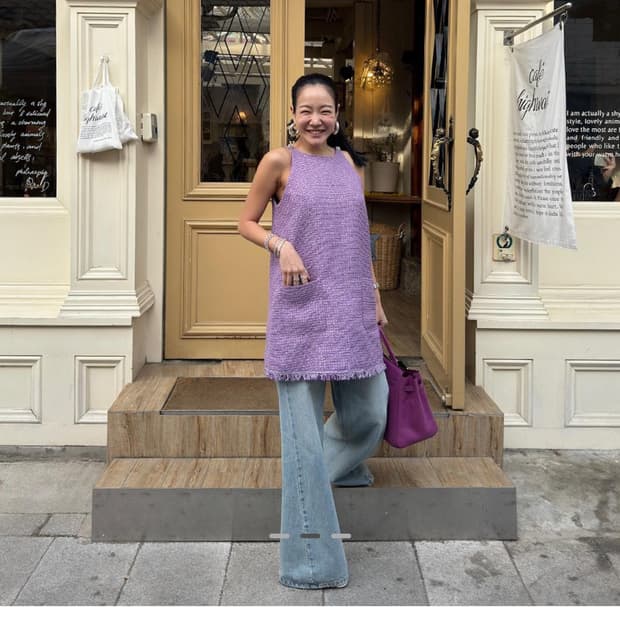 매니모어몽 트위드 원피스 s 