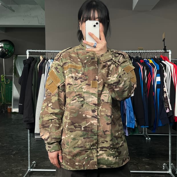 빈티지 BDU 밀리터리 야상 자켓