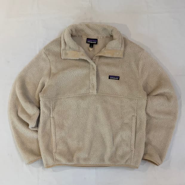 파타고니아 리툴 신칠라 풀오버 플리스 아이보리