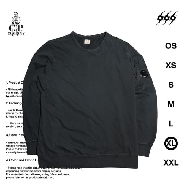 C.P 컴퍼니 XL사이즈 렌즈 롱슬리브