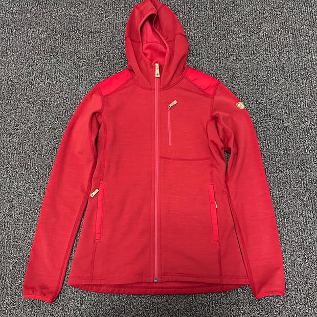 피엘라벤 여성 후드집업 자켓 레드 S