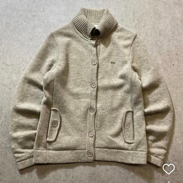 라코스테 니트 가디건