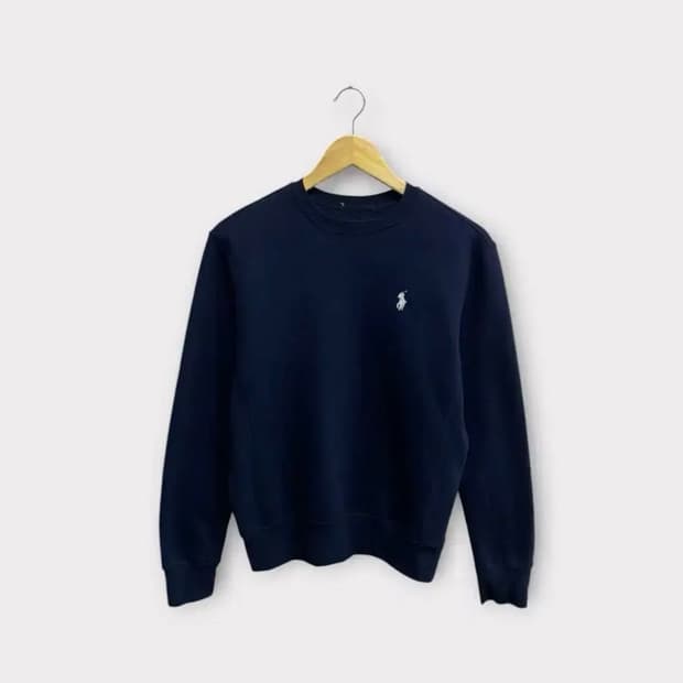 폴로 랄프로렌 네이비 기모 맨투맨 S